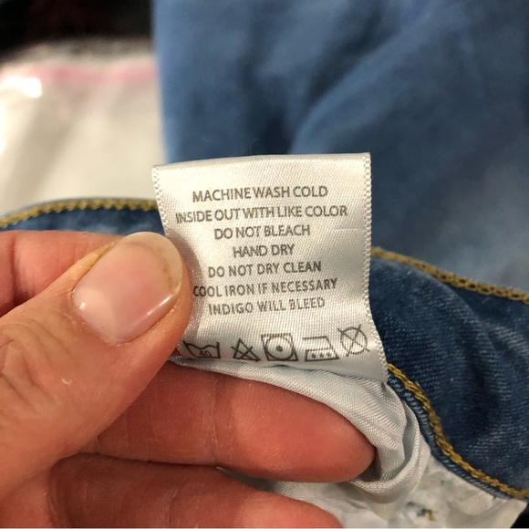 Between Us Distressed Light Wash Blue Jeans Size 18 - Picture 5 of 13